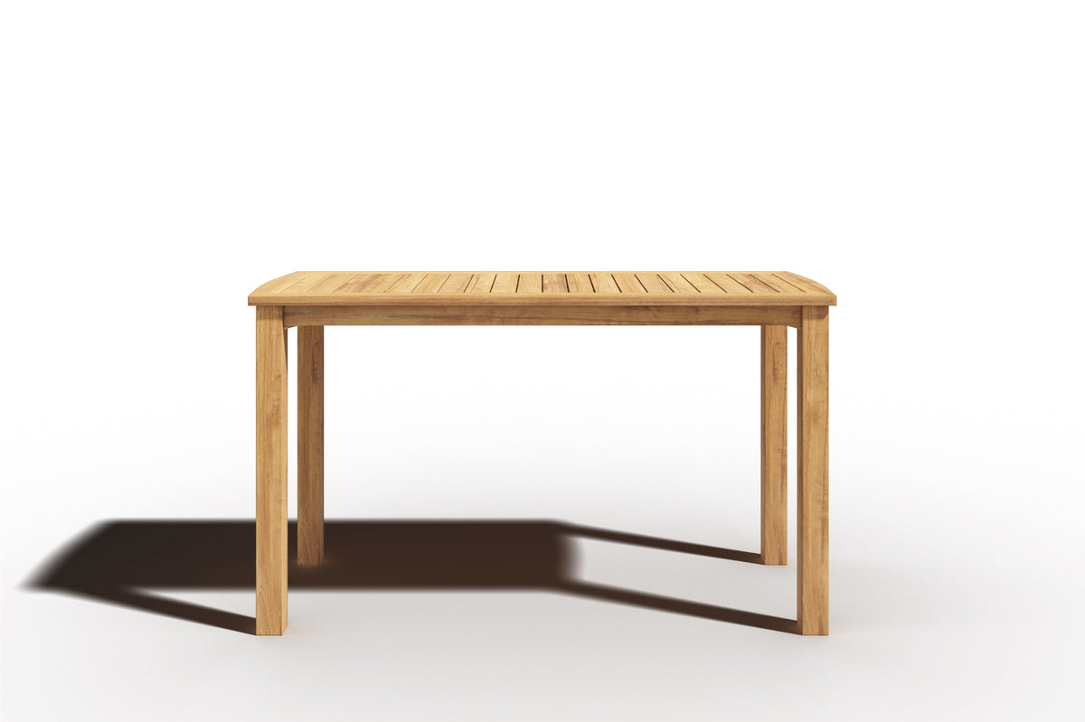 Yvon Rectangular Teak Outdoor Counter Height Table Outdoor Table
