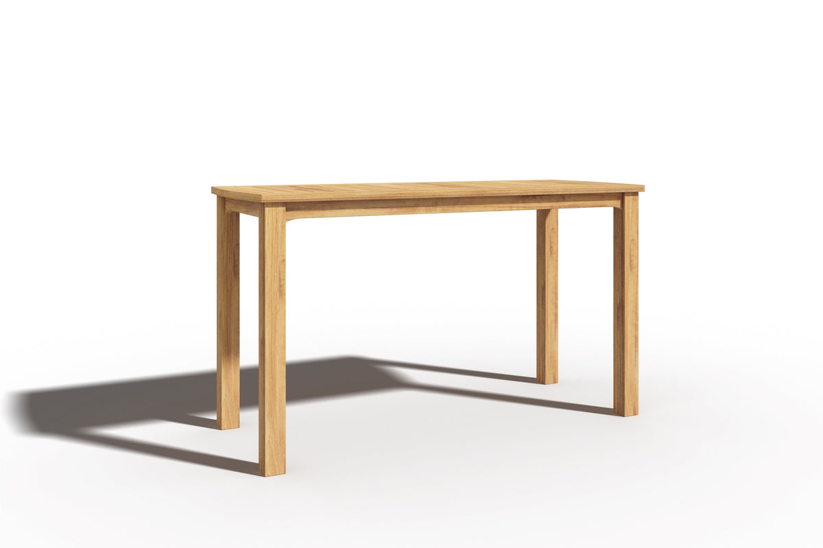 Yvon Rectangular Teak Outdoor Counter Height Table Outdoor Table