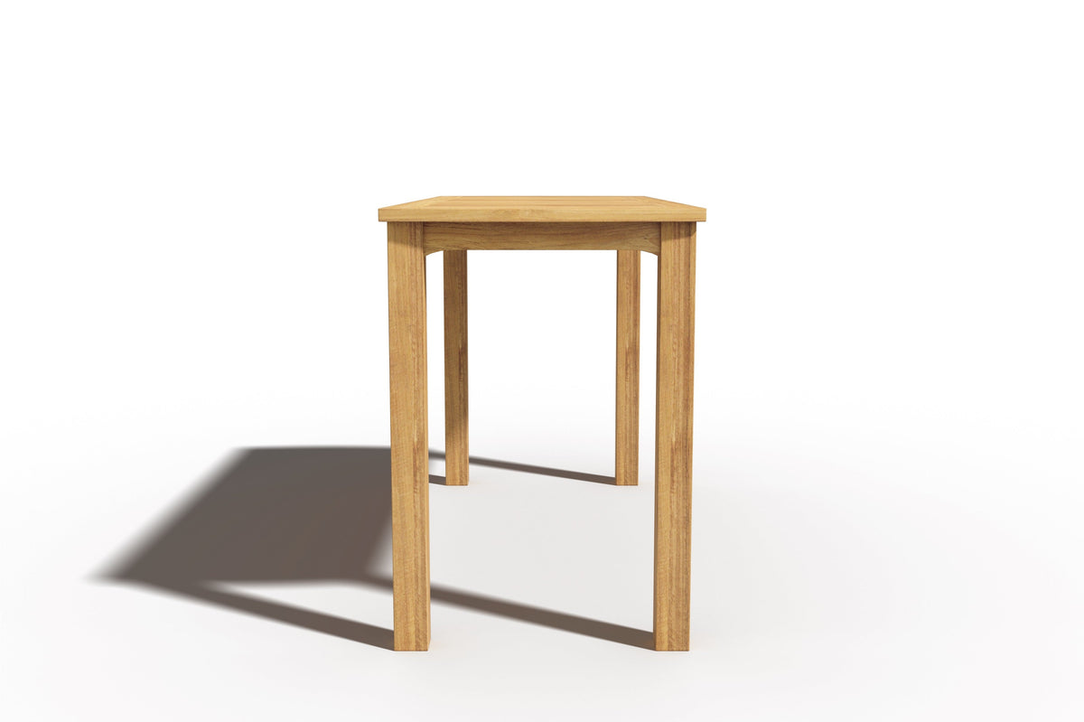 Yvon Rectangular Teak Outdoor Counter Height Table Outdoor Table