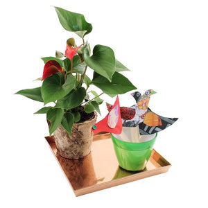 10 inch Square Copper Tray Copper Tray