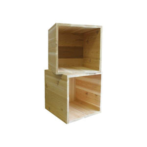 18" x 18" Cedar Cube - The Charming Bench Company