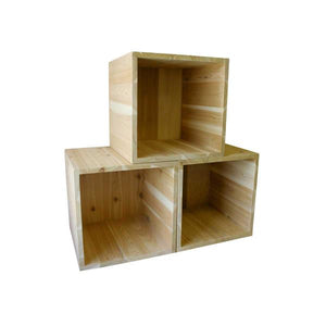 18" x 18" Cedar Cube - The Charming Bench Company