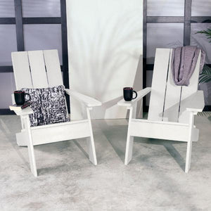 2 Barcelona Modern Adirondack Chairs Adirondack Chair