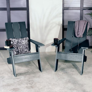 2 Barcelona Modern Adirondack Chairs Adirondack Chair