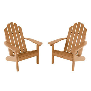 2 Classic Westport Adirondack Chairs Adirondack Chair Toffee