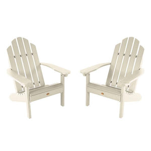 2 Classic Westport Adirondack Chairs Adirondack Chair Whitewash