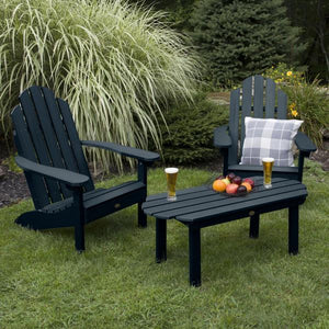 2 Classic Westport Adirondack Chairs with 1 Classic Westport Conversation Table Conversation Set