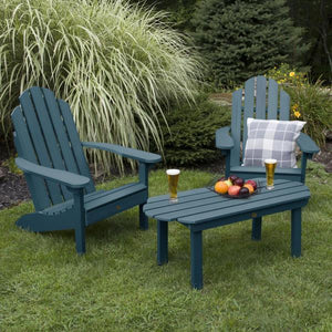 2 Classic Westport Adirondack Chairs with 1 Classic Westport Conversation Table Conversation Set