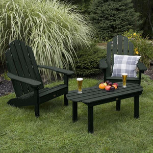 2 Classic Westport Adirondack Chairs with 1 Classic Westport Conversation Table Conversation Set