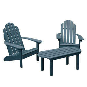 2 Classic Westport Adirondack Chairs with 1 Classic Westport Conversation Table Conversation Set