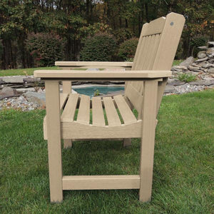 2 Lehigh Garden Chairs with 1 Square Side Table Garden Chair with Side table