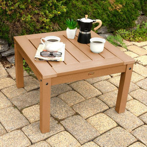 2 Lehigh Garden Chairs with 1 Square Side Table Garden Chair with Side table