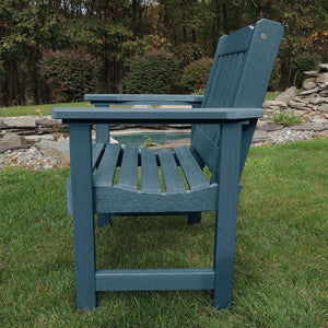 2 Lehigh Garden Chairs with 1 Square Side Table Garden Chair with Side table