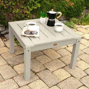 2 Lehigh Garden Chairs with 1 Square Side Table Garden Chair with Side table