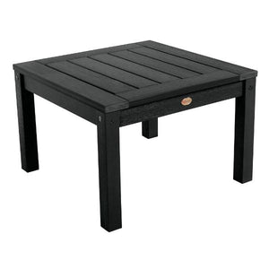 2 Lehigh Garden Chairs with 1 Square Side Table Garden Chair with Side table