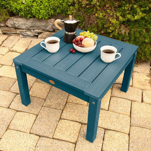 2 Lehigh Garden Chairs with 1 Square Side Table Garden Chair with Side table