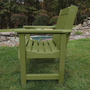 2 Lehigh Garden Chairs with 1 Square Side Table Garden Chair with Side table