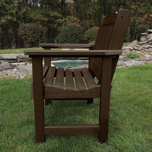 2 Lehigh Garden Chairs with 1 Square Side Table Garden Chair with Side table
