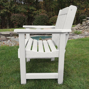 2 Lehigh Garden Chairs with 1 Square Side Table Garden Chair with Side table