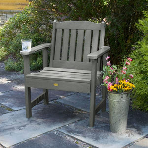 2 Lehigh Garden Chairs with 1 Square Side Table Garden Chair with Side table