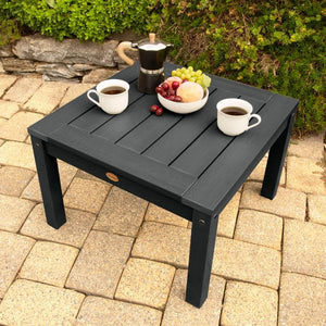 2 Lehigh Garden Chairs with 1 Square Side Table Garden Chair with Side table