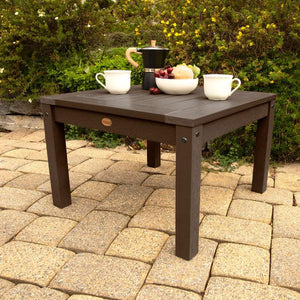 2 Lehigh Garden Chairs with 1 Square Side Table Garden Chair with Side table