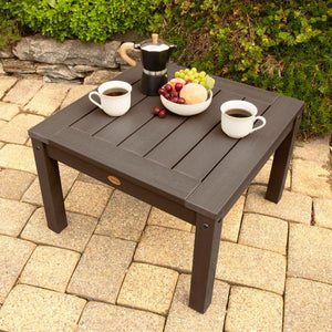 2 Lehigh Garden Chairs with 1 Square Side Table Garden Chair with Side table
