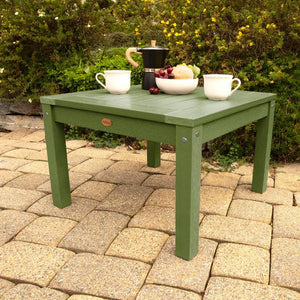 2 Lehigh Garden Chairs with 1 Square Side Table Garden Chair with Side table