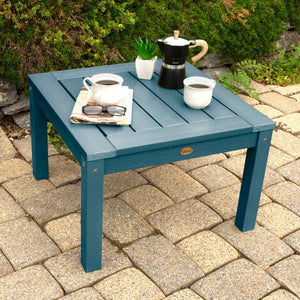 2 Lehigh Garden Chairs with 1 Square Side Table Garden Chair with Side table