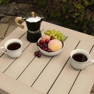 2 Weatherly Garden Chairs with 1 Square Side Table Conversion Set