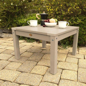 2 Weatherly Garden Chairs with 1 Square Side Table Conversion Set
