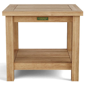 22" Square 2-Tier Side Table Side Table