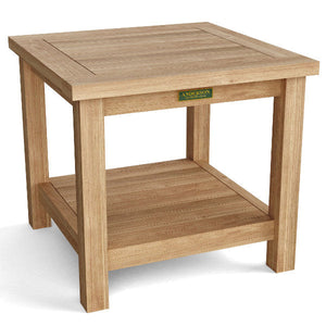 22" Square 2-Tier Side Table Side Table