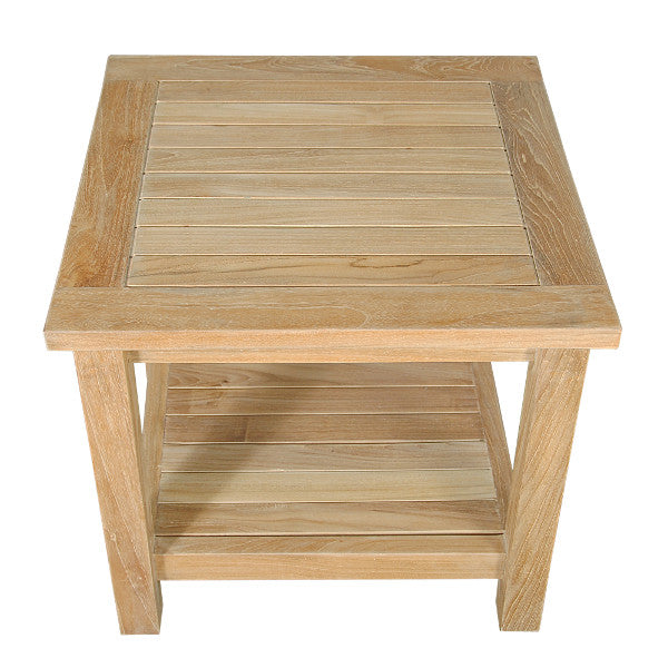 22&quot; Square 2-Tier Side Table Side Table
