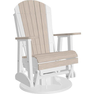 2ft Adirondack Swivel Glider Glider Birch & White