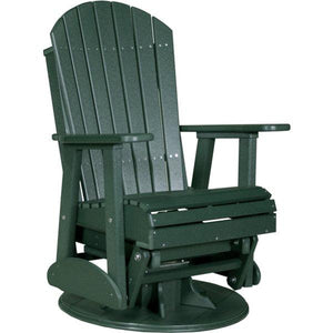2ft Adirondack Swivel Glider Glider Green