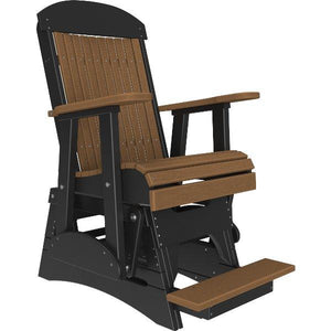 2ft Classic Balcony Glider Chair Glider Chair Antique Mahogany & Black