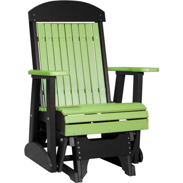 2ft Classic Glider Chair Glider Chair Lime Green &amp; Black