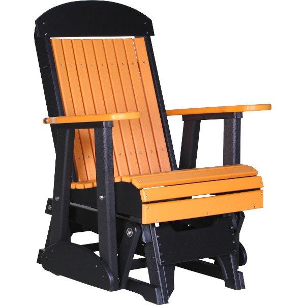2ft Classic Glider Chair Glider Chair Tangerine &amp; Black