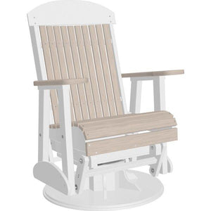 2ft Classic Swivel Glider Glider Birch & White