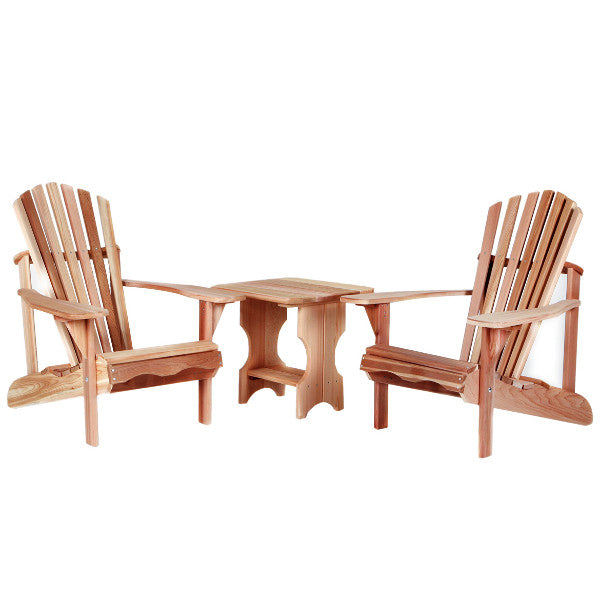 3-Piece Adirondack Side Table Set Adirondack Chair