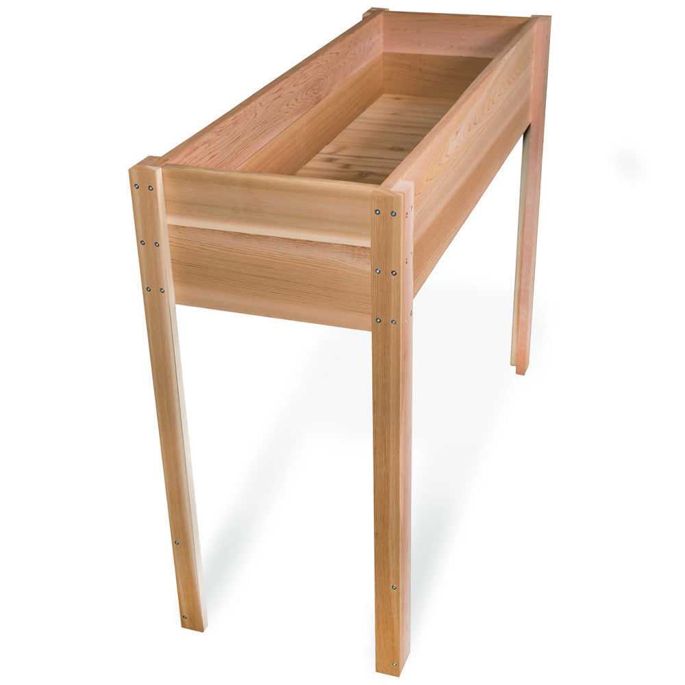 plastic planter boxes with legs All Things Cedar 4 ft. Planter Box on Legs