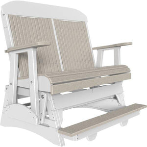 4ft Classic Balcony Glider Glider Birch & White
