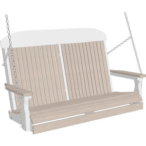 4ft Classic Swing Swing Birch & White