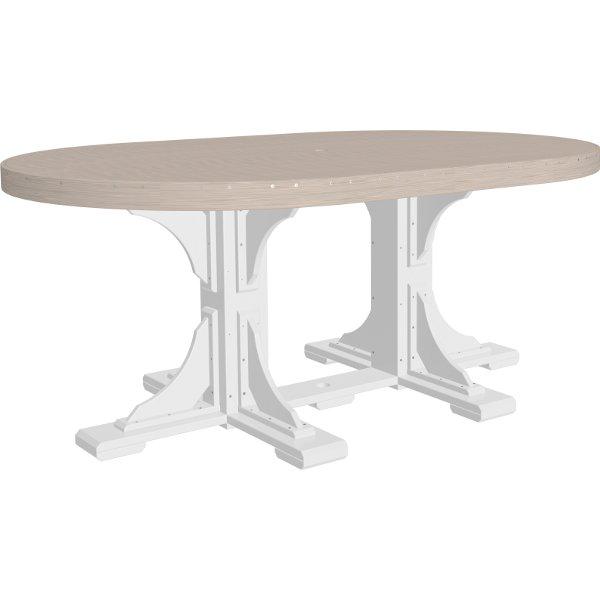 Poly 4ft x 6ft Oval Table