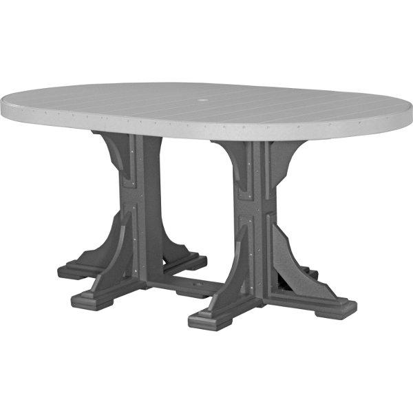 Poly 4ft x 6ft Oval Table