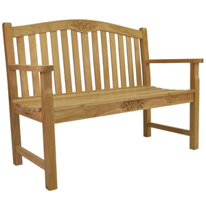 50" Round Rose Bench Outdoor Bench