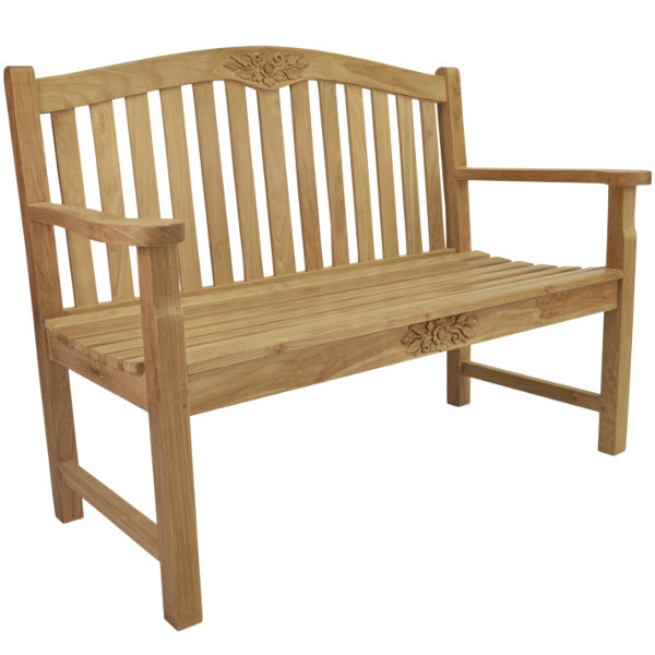 50&quot; Round Rose Bench Outdoor Bench