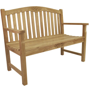 50" Round Rose Bench Outdoor Bench