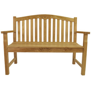 50" Round Rose Bench Outdoor Bench